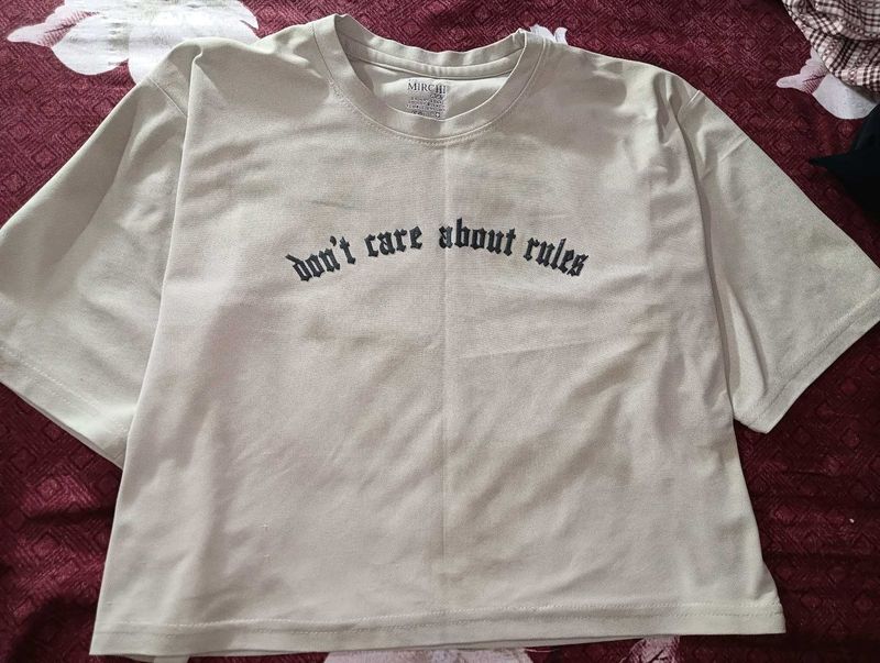 Oversized crop T-Shirt