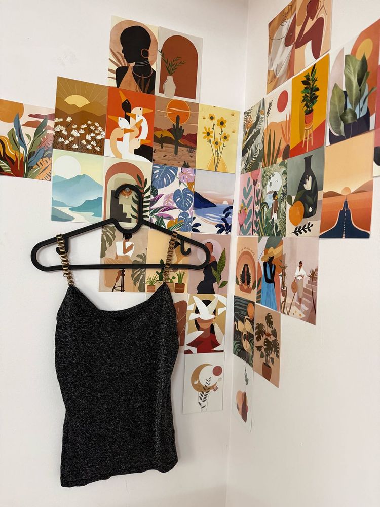 Sparkly Black Camisole Top