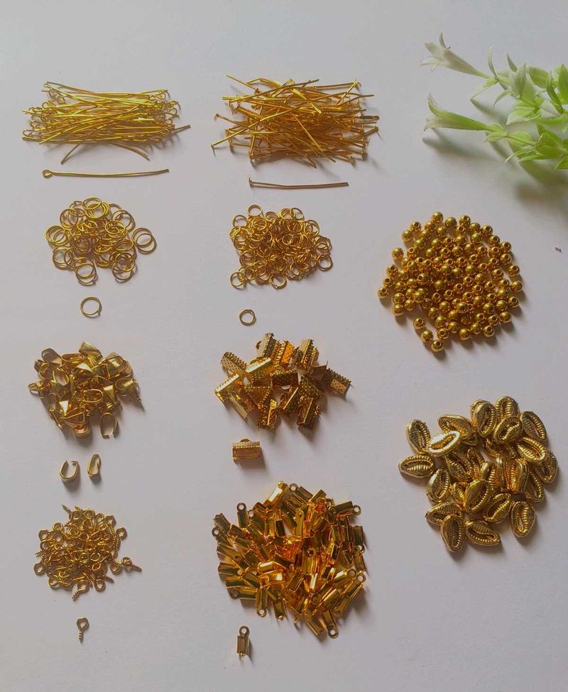 Gold Jewelry Making Supplies Kit