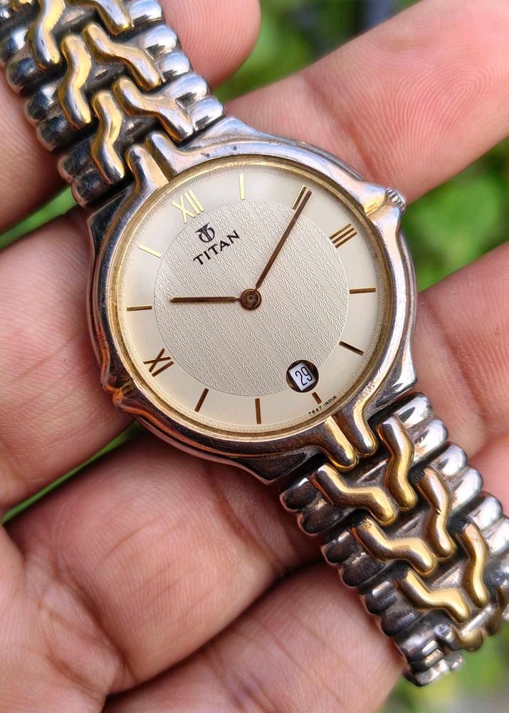 Titan Two-Tone Analog Watch