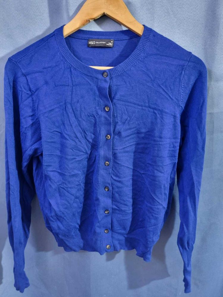 Marks and spencer Blue Cardigan Sweater