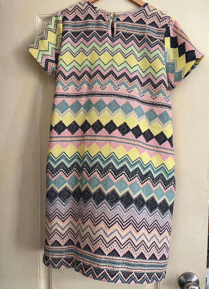 Women Shift Beige Dress (Medium)