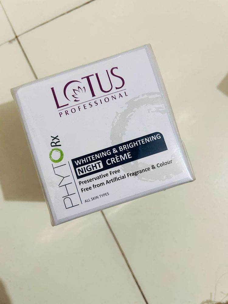 Lotus Professional Skin  Whitening Night Creme