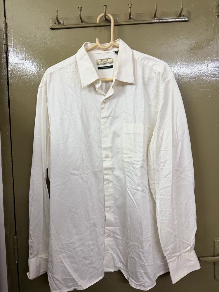 Classic White Men's Shirt