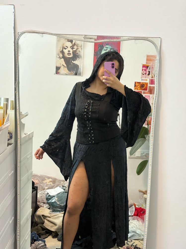Gothic Hooded Dress