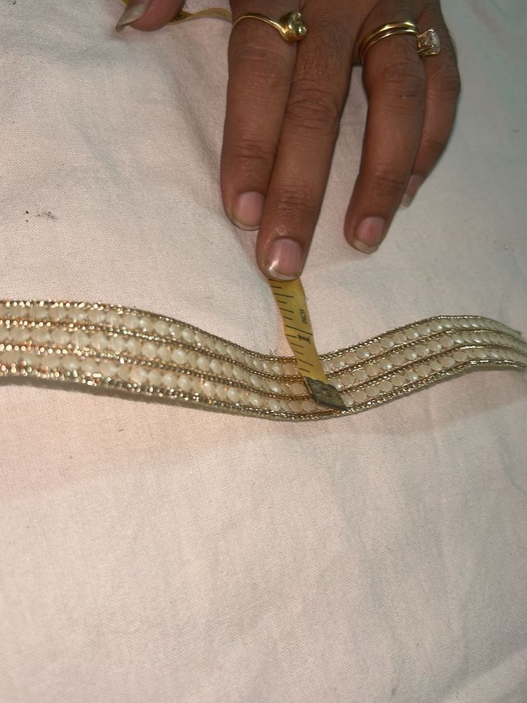 Embellished Dupatta Border Trim