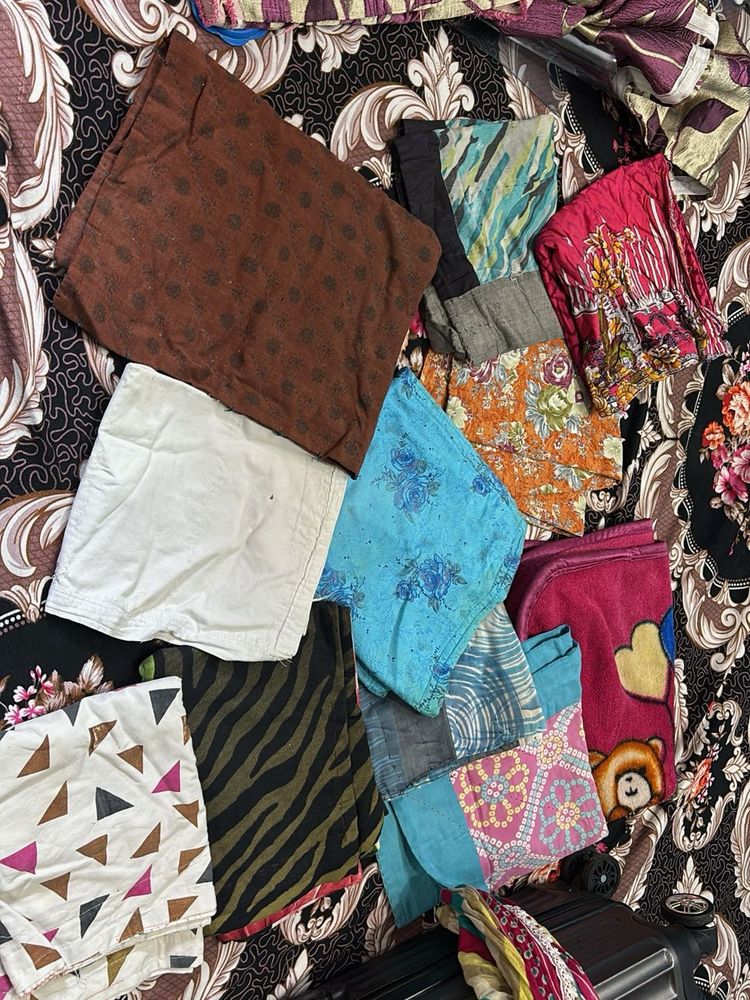 Assorted Fabric Pieces