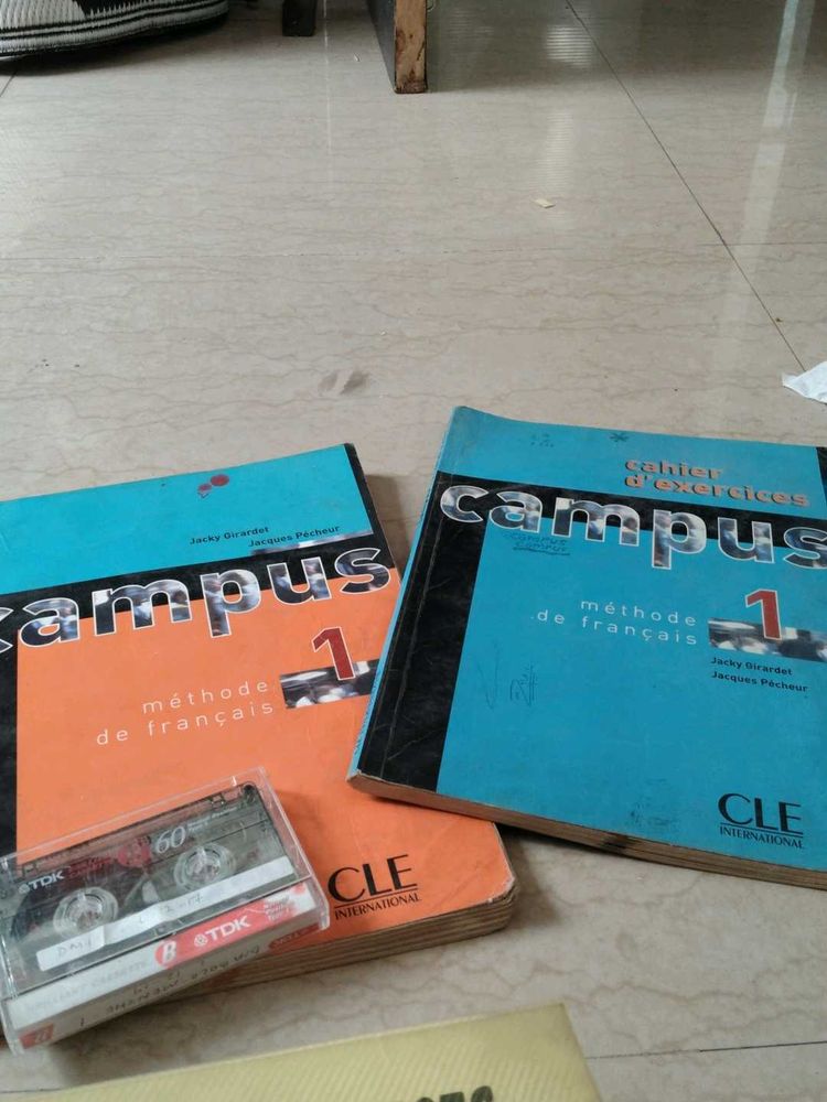 French Language Textbooks &amp; Cassette
