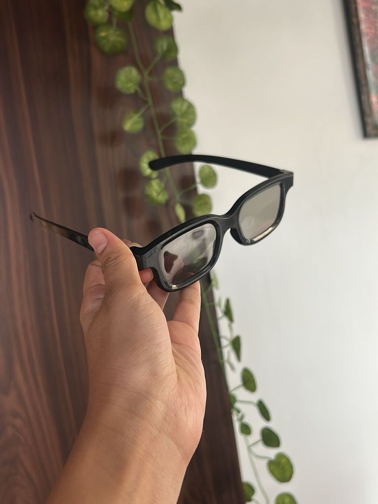 Black Framed 3D Glasses