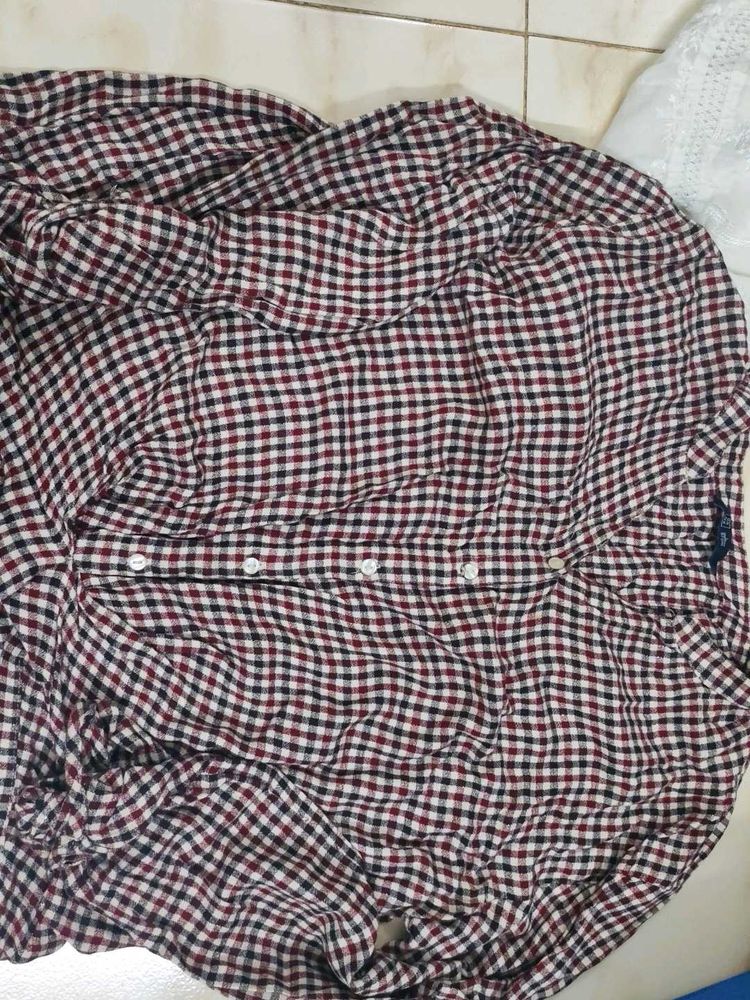 Classic Gingham Checkered Shirt
