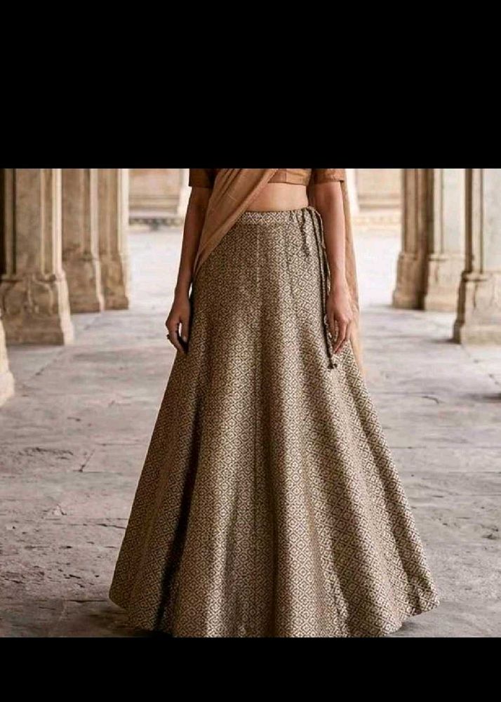 Elegant Brocade Lehenga Skirt