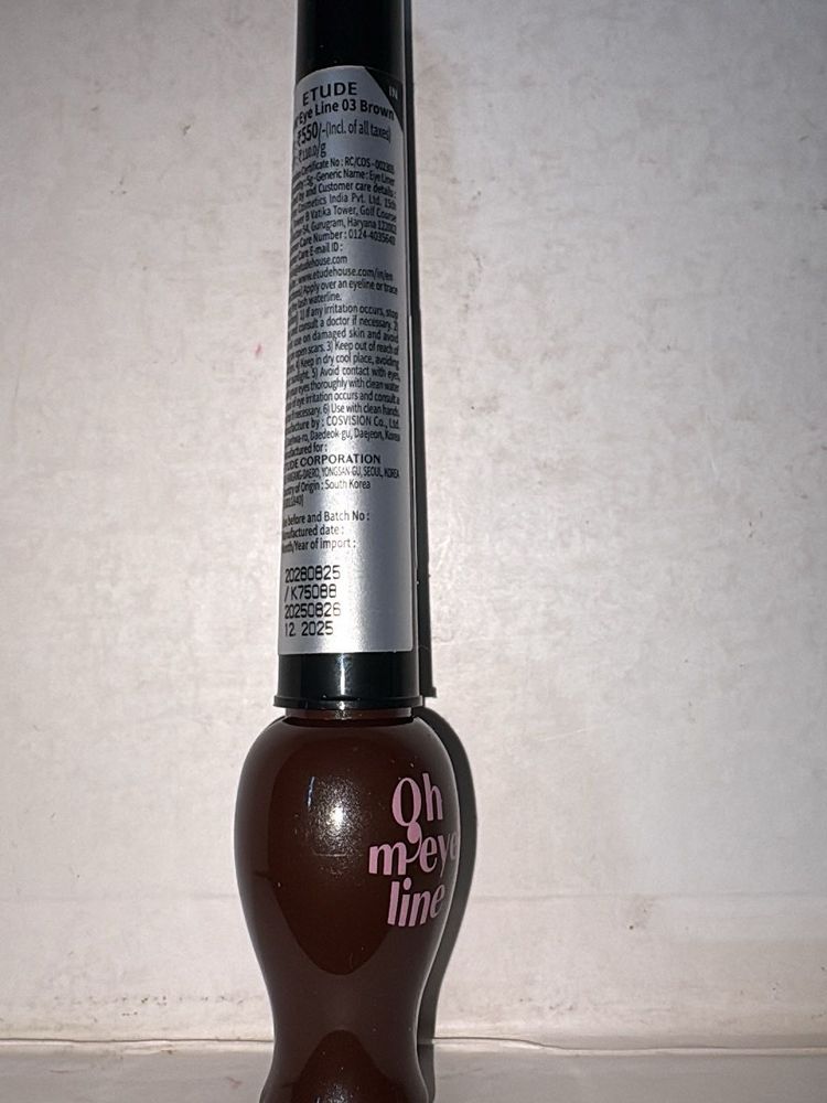 Etude Oh My Eye Line Eyeliner- Brown