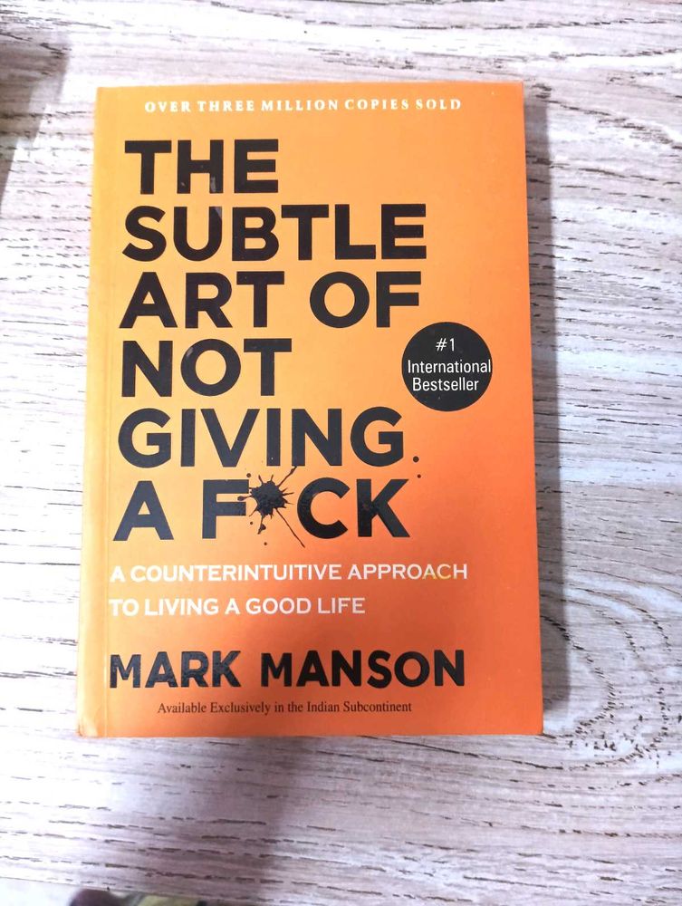 The Subtle Art of Not Giving a F*ck Book