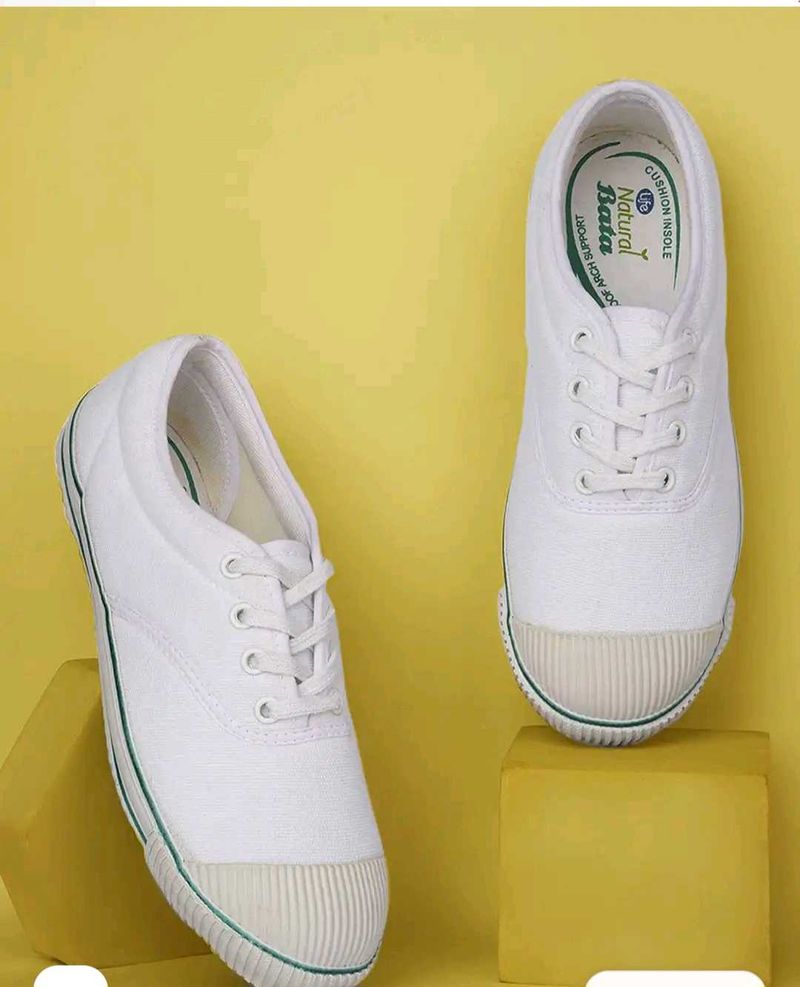 Classic White Canvas Sneakers