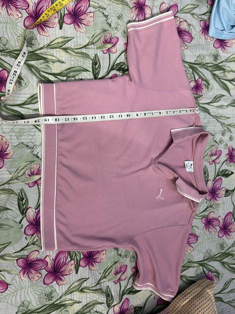 Puma Pink Polo T-Shirt