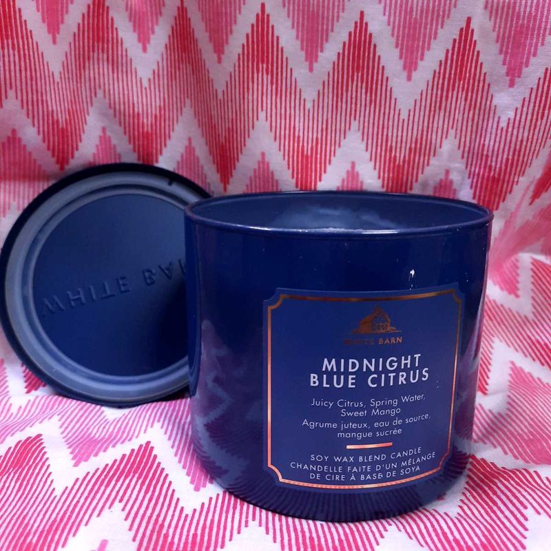 Midnight Blue Citrus 3-Wick Candle