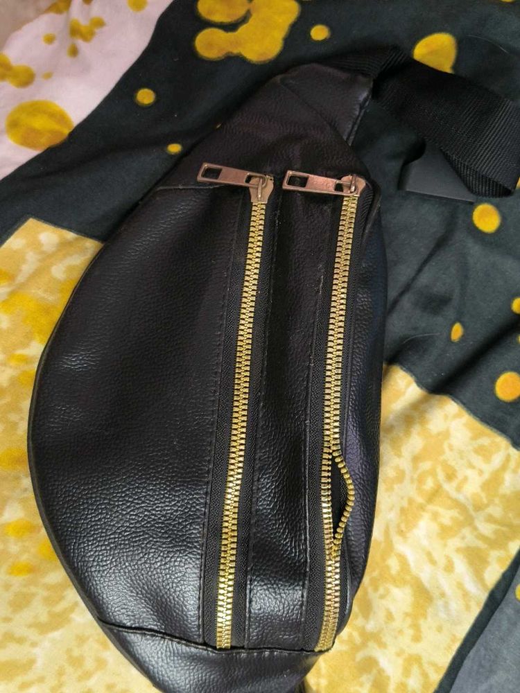 Black Waist Bag