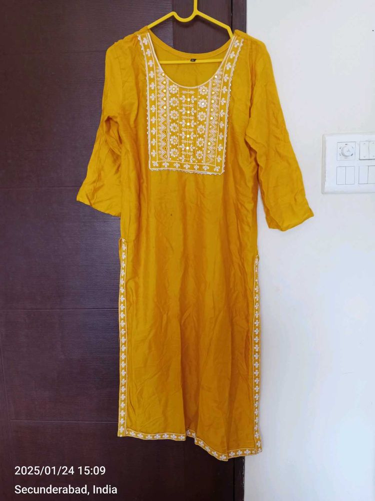 Yellow Kurti