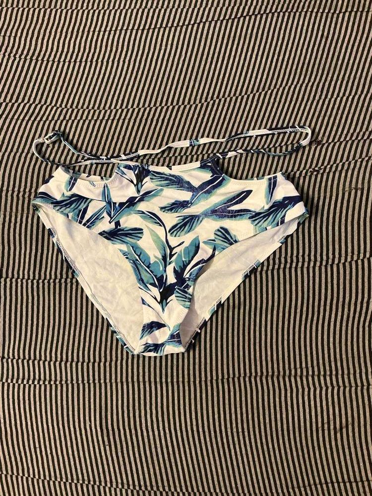 Leaf Print Bikini Bottom