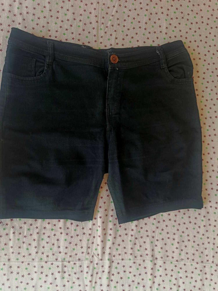 Dark Wash Denim Shorts