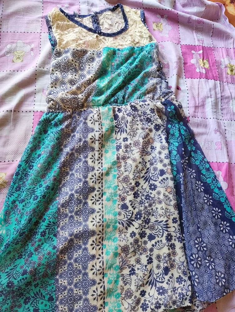 Boho Patchwork Print Dress