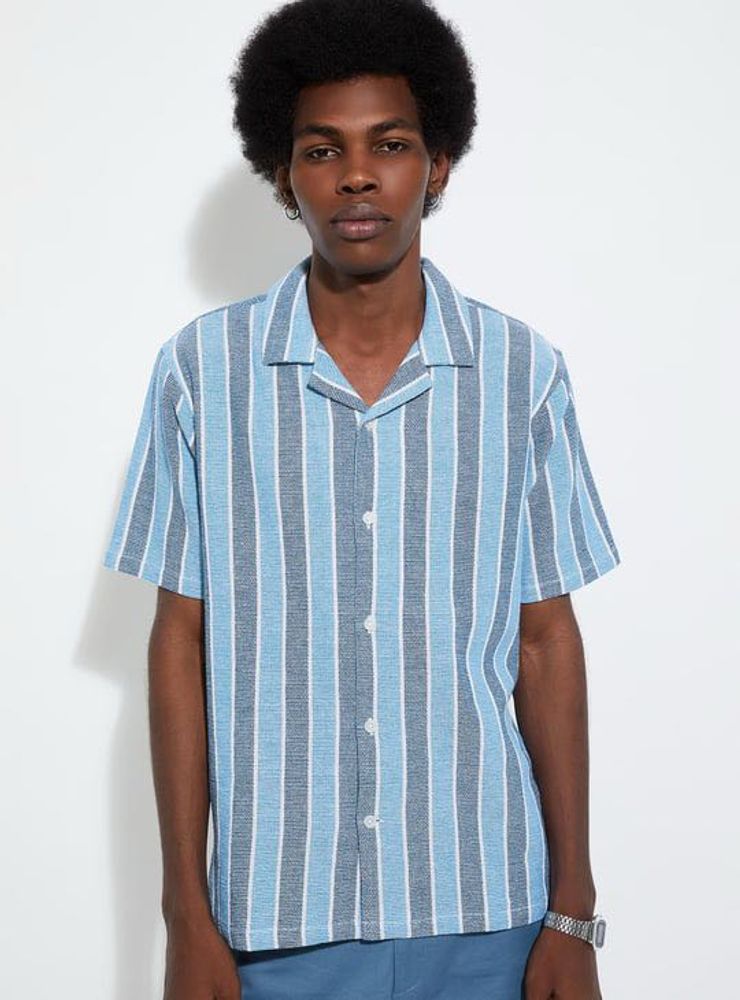 Striped Short-Sleeve Shirt