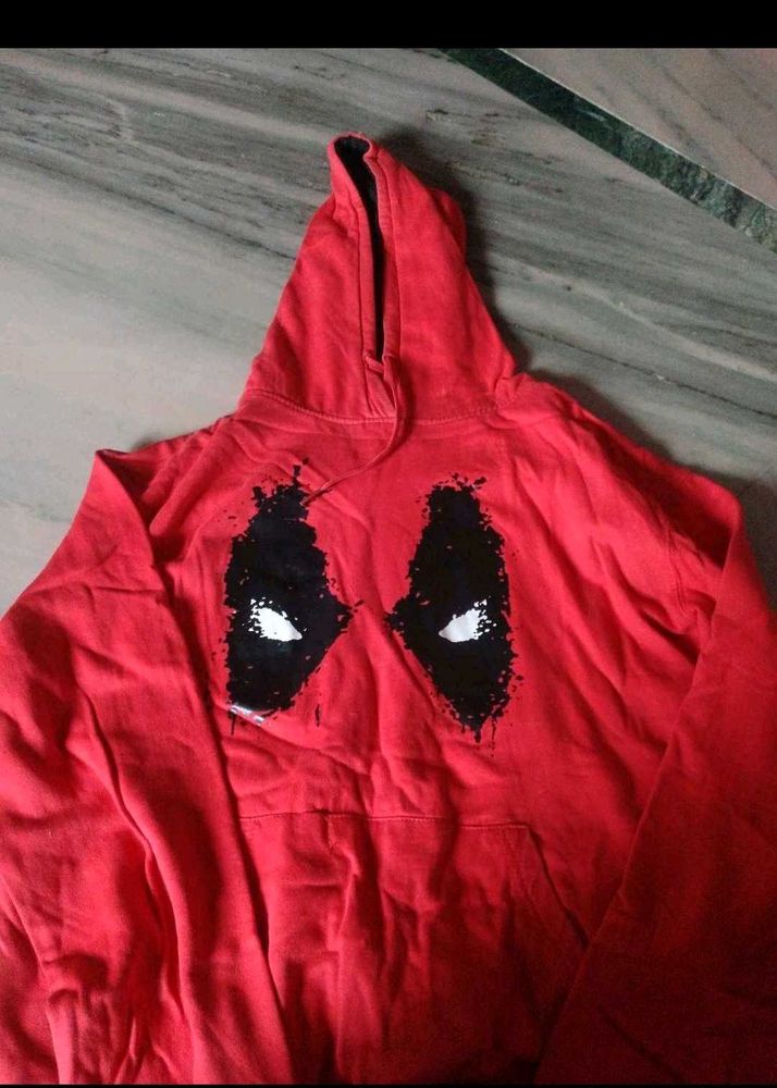 Red Deadpool Hoodie