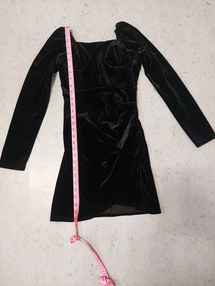 Black Velvet Dress