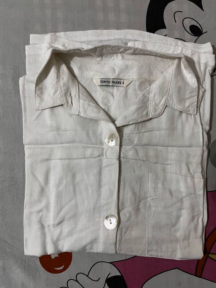 Tokyo Talkies White Shirt