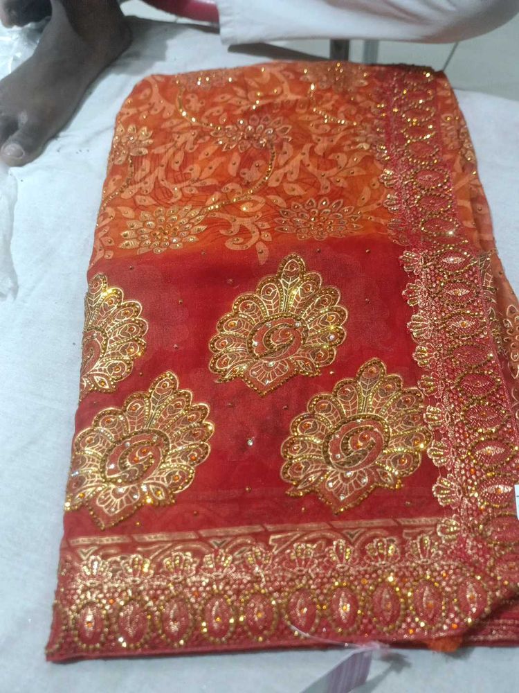 Embellished Ombre Saree