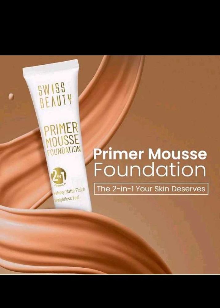 Swiss Beauty Primer Mousse Foundation