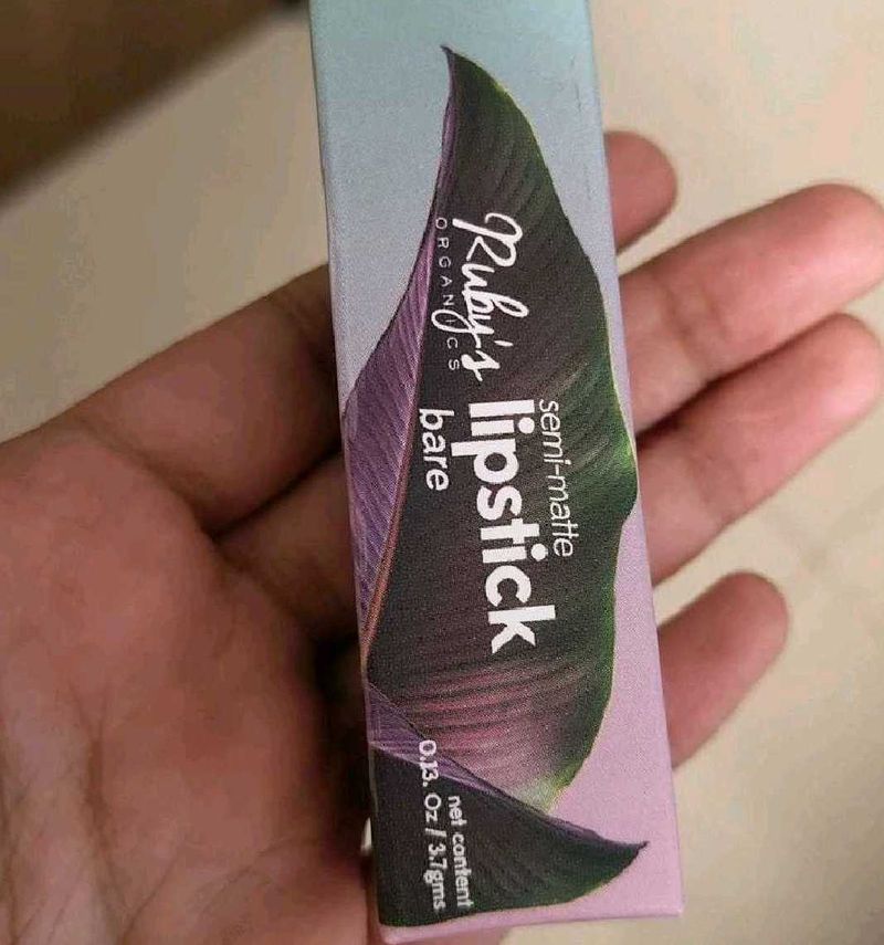 Ruby's Organics semi-matte lipstick - Bare
