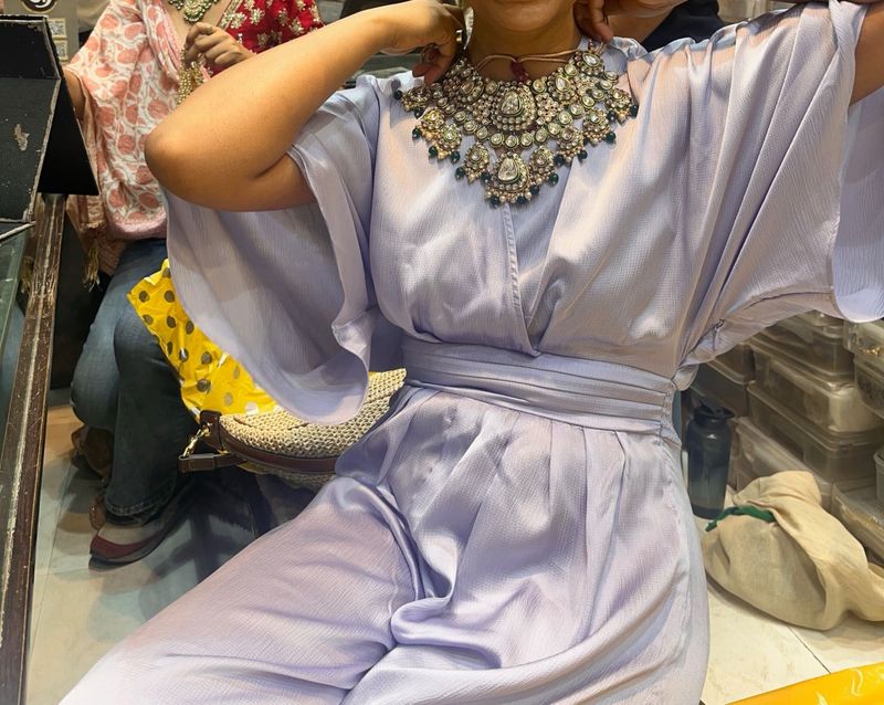 H&amp;M Jumpsuit In Satin Finish