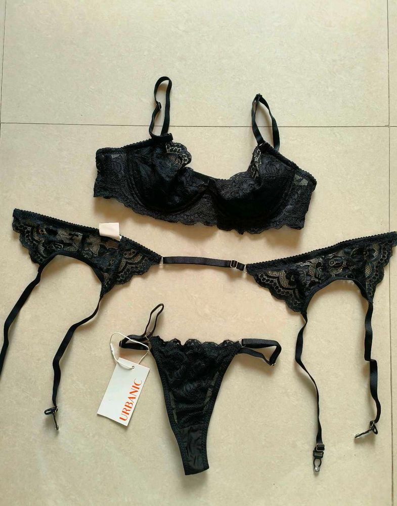 3 Pieces Lingerie Set