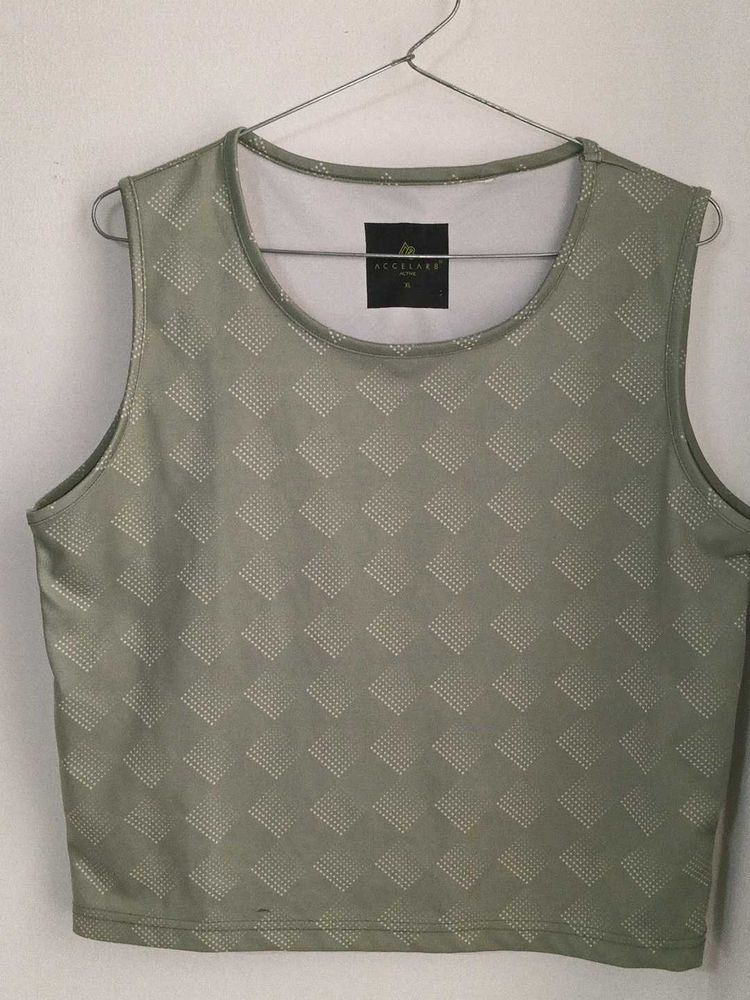 Sleek Sleeveless Printed Tank Top
