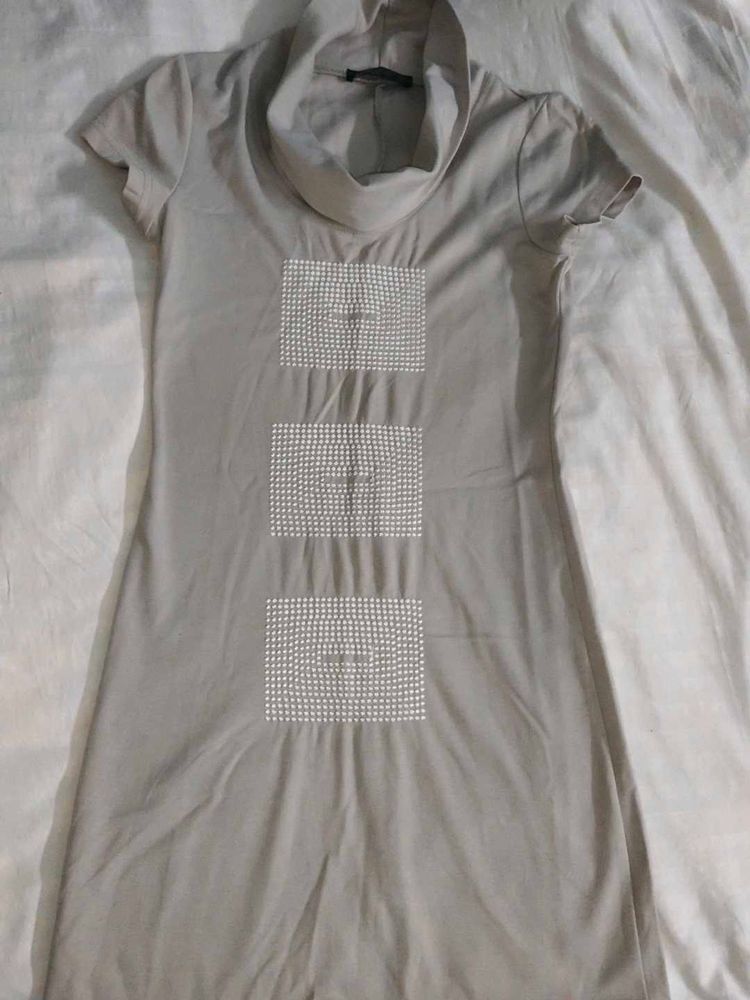 a mini dress