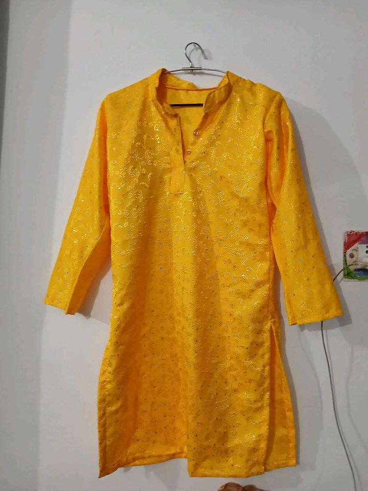 Yellow Kurta for boys