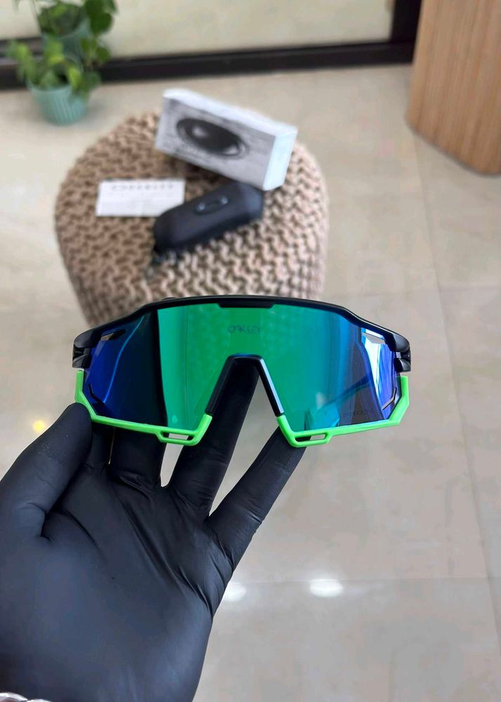 OAKLEY*🔥*GREEN BLUE/AUQ* TOP NOTCH QUALITY