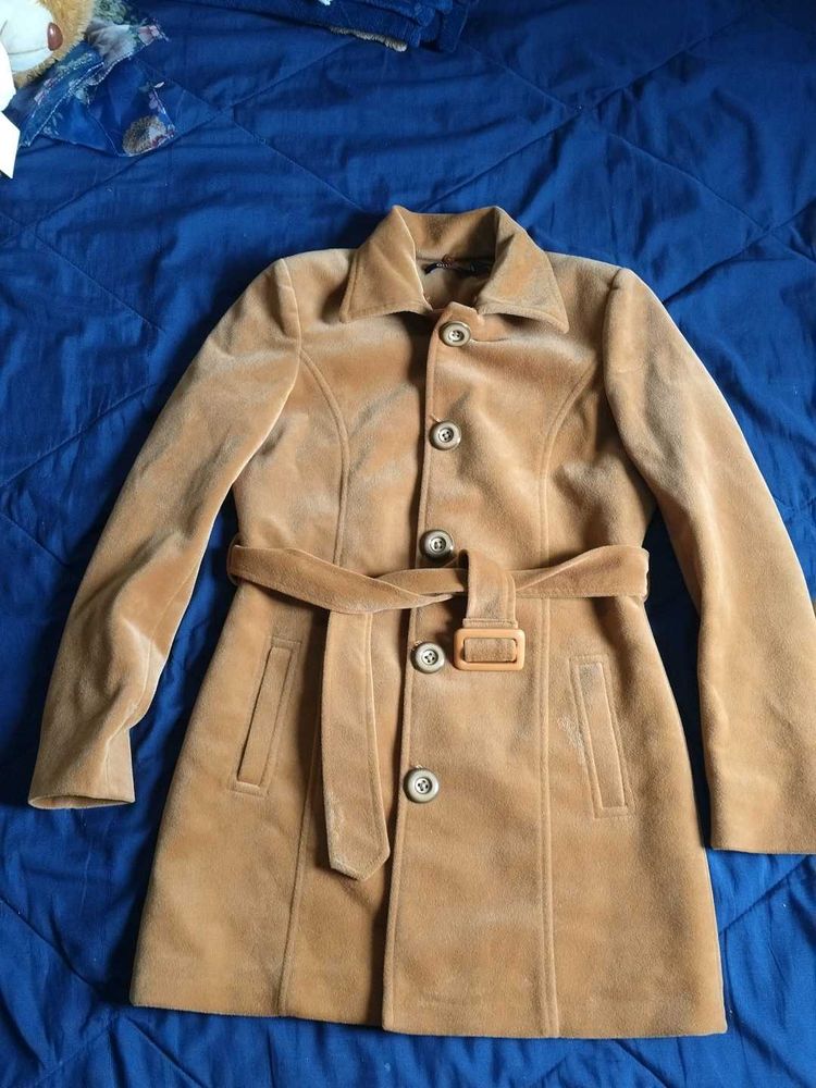 Tan Belted Coat