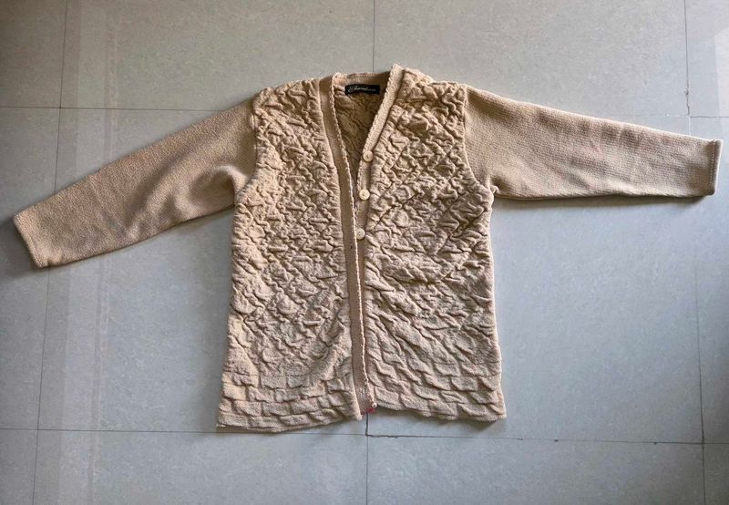 Vintage Textured Cardigan