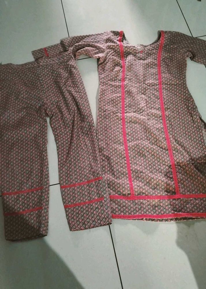 cotton plazo suit