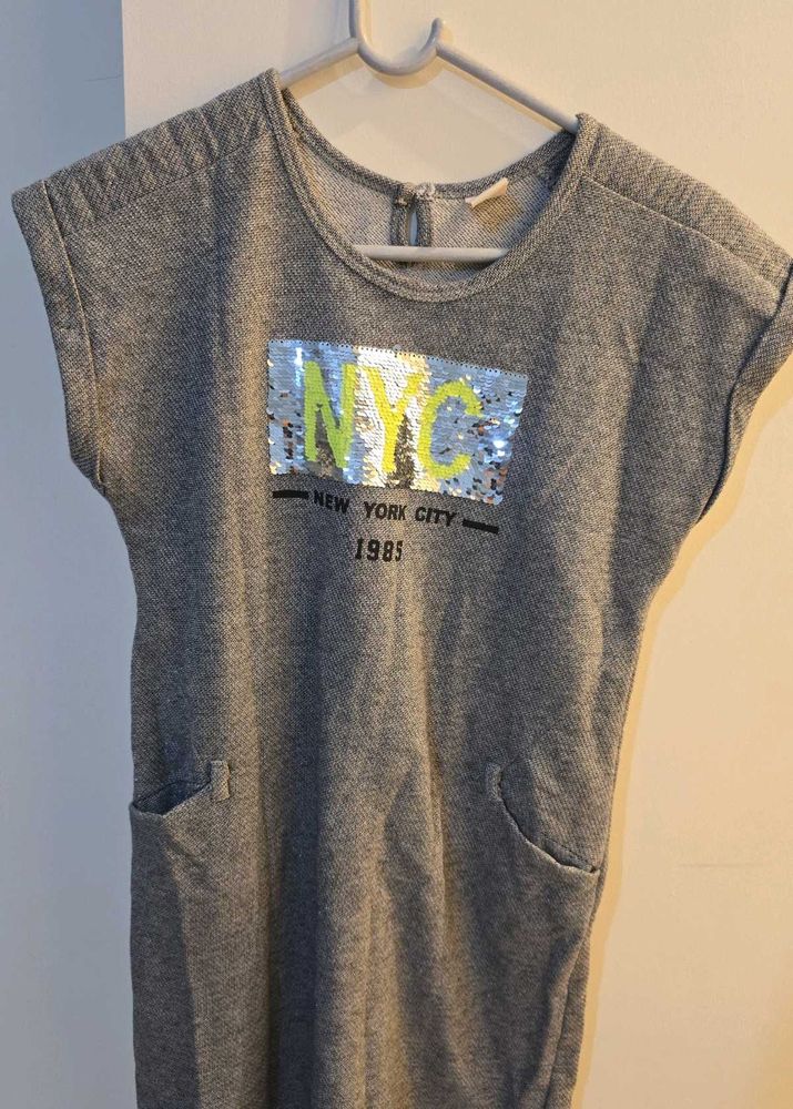 Grey NYC Sequin Dress with Pockets