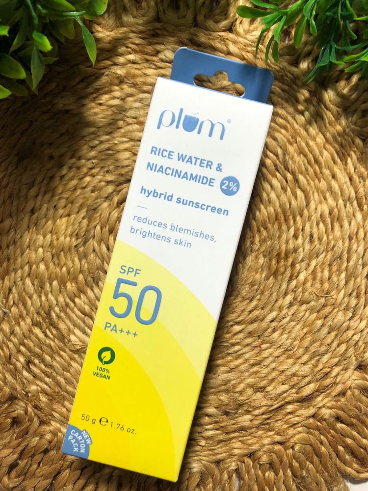 Plum Rice water Sunscreen
