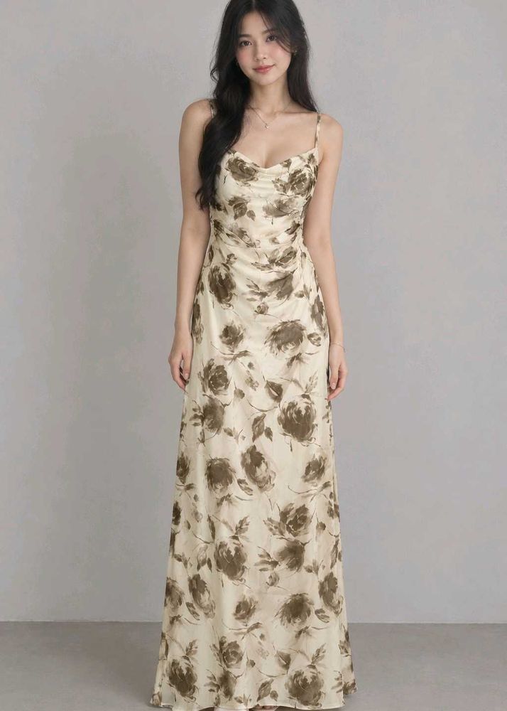 Floral Print Maxi Dress