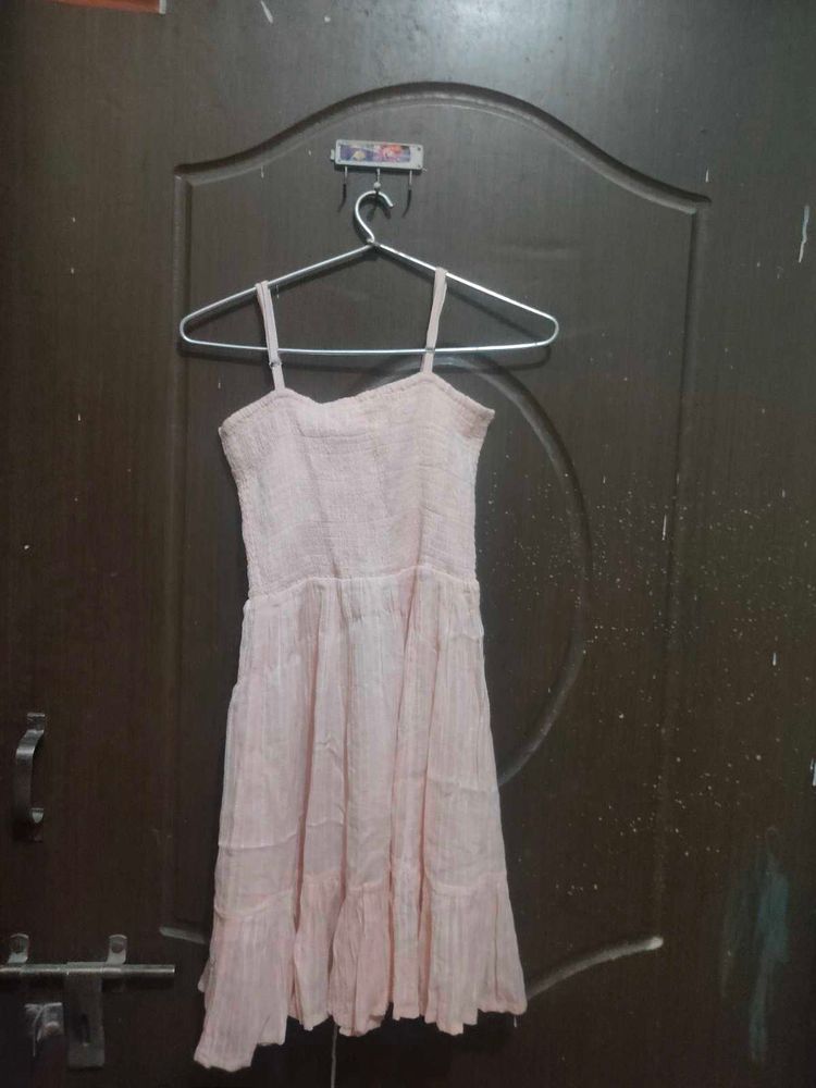 Pink Sundress with Straps