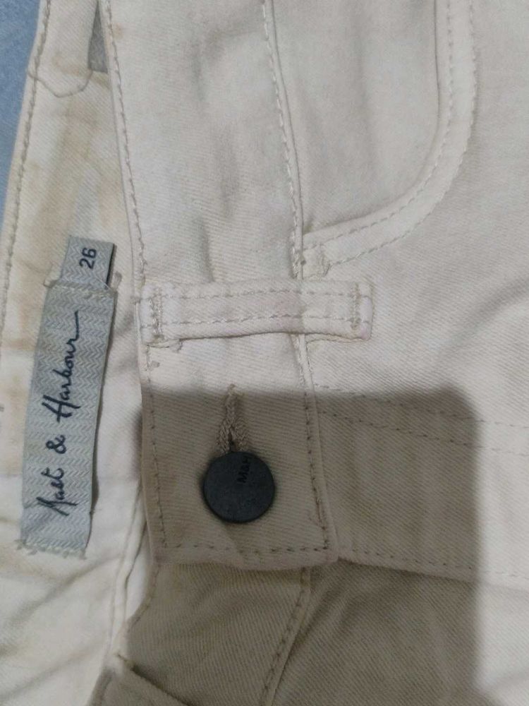 Must &amp; Harbour Beige Cargo Pants