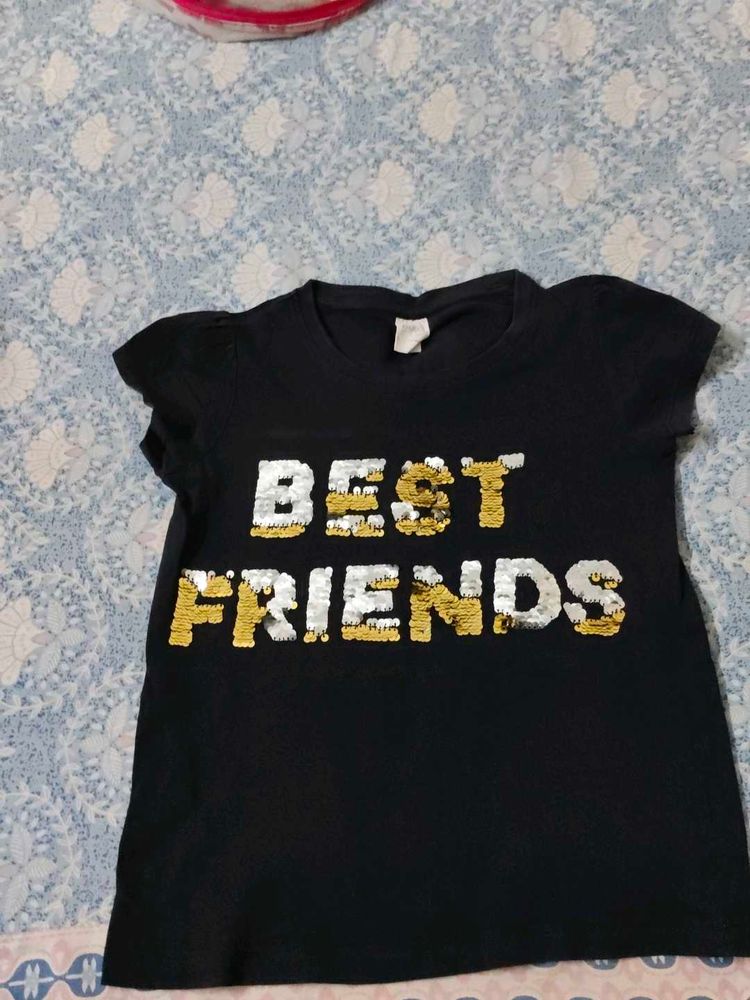 Best Friends Sequin T-Shirt