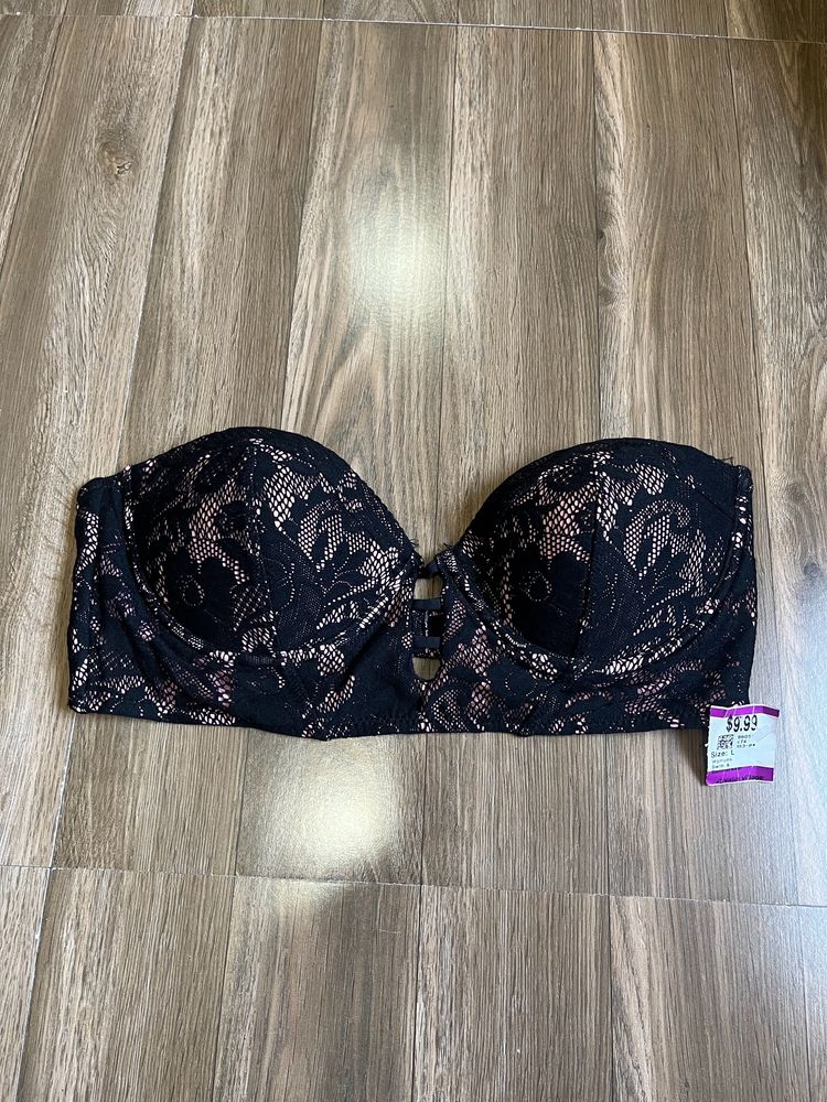 Bralette/ Bustier Corset Bra with Lace Detailing