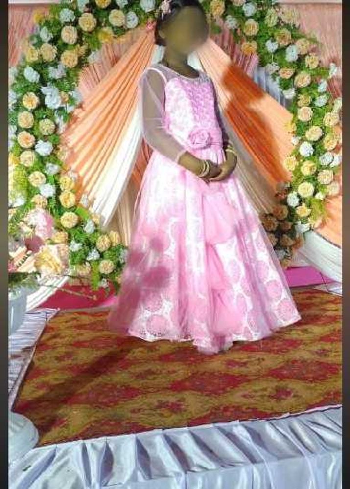Baby Pink Girl Concan Dress