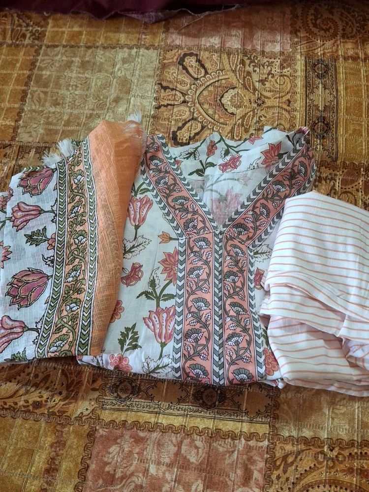 Beautiful combo of three Printed  pure cotton Kurt